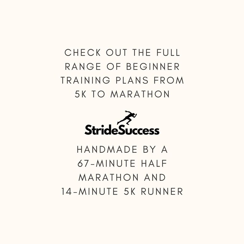 Printable 8-week Couch to 5k Training Plan for Beginners, A4 US Letter ...