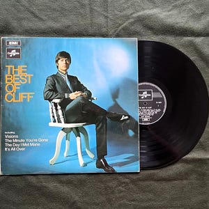Cliff Richard – The Best of Cliff Vinyl LP (1969 UK Columbia SX 6343 Mono) – Zeldzaam vintage verzamelalbum