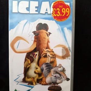 Ice Age Movie VHS – Pick Your Favourite Prehistoric Adventure – Fun for Kids & Family Film Nights