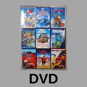 Pakiet 9 filmów animowanych na DVD dla dzieci – Toy Story 3, Ralph Demolka, Rio i inne! (Oryginalne DVD, używane w dobrym stanie) (2)