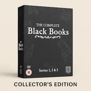 Black Books - Complete Series 1-3 DVD Box Set - British Comedy Classic
