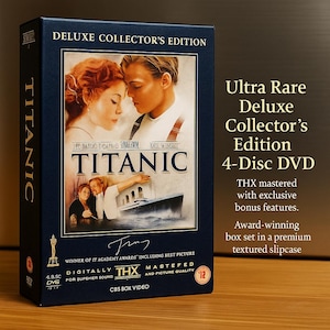 Titanic 4-Disc Deluxe Collector&#39;s Edition DVD Set - THX Mastered