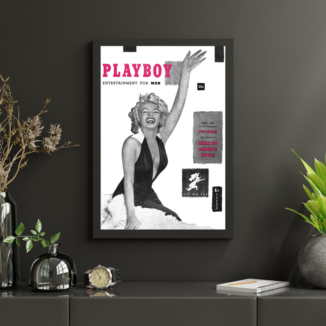 Marilyn Monroe Playboy 1953 Poster – Scanned From Original Magazine A4 & A3 - Etsy
