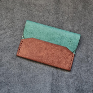 Albia Wallet. Cuero italiano. Tarjetero, tarjetas, efectivo, regalo Aniversario, navidad, boda, padre, hombre, EDC
