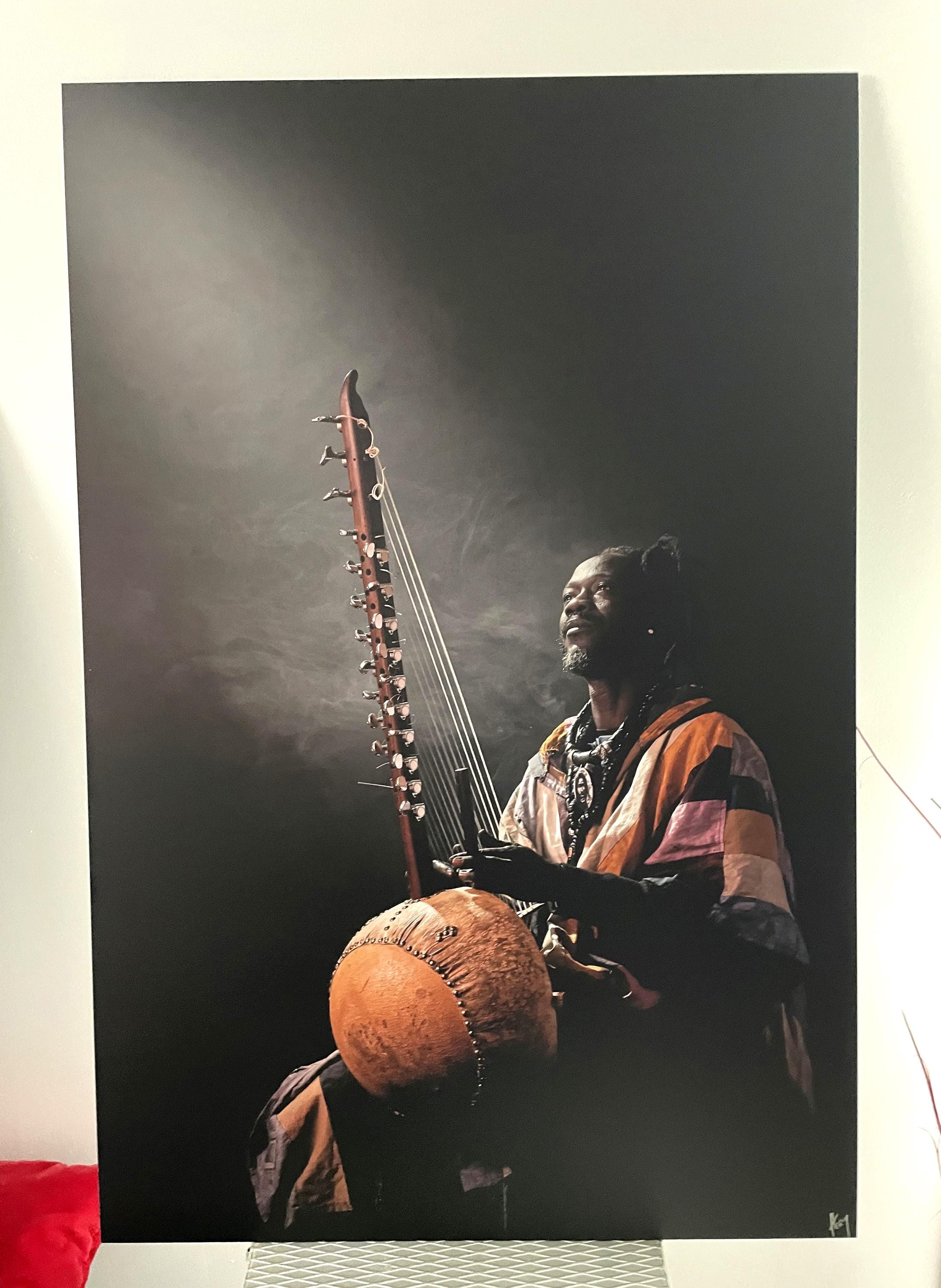 Art Photo Of Senegalese Musician Playing The Kora Etsy