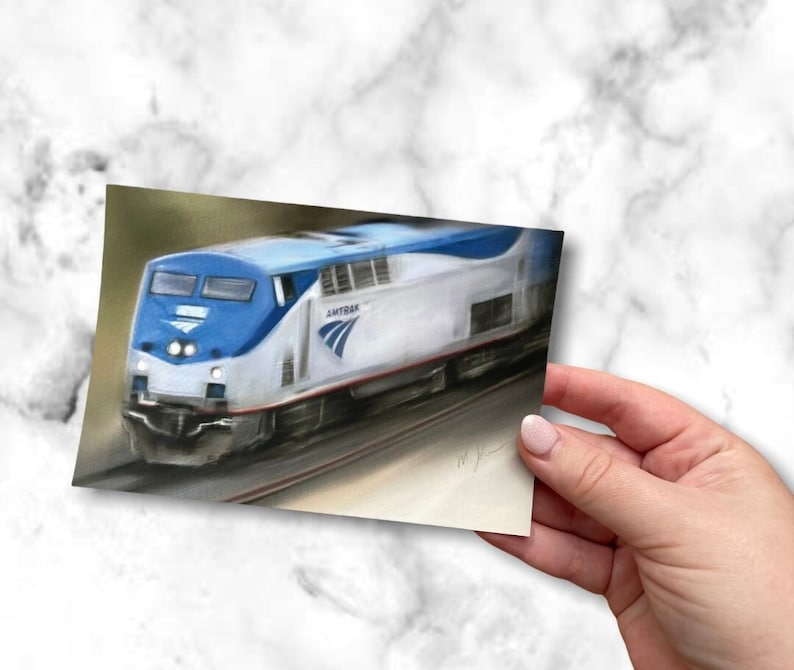 Amtrak Postcards / Railroad Train Postcards image 1
