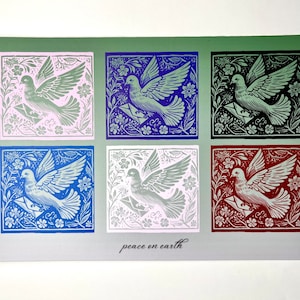 Cartoline di pace sulla Terra / Cartoline di pace nel mondo per il trasporto postale o la posta ordinaria / Cartoline di festa non confessionali e non religiose /
