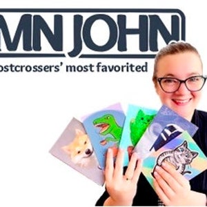 Postcards for Postcrossing / MNJohn Postcard Bulk Lot Cards for Camp, Snail mail, Funny Postcards, Surprise Cards image 8