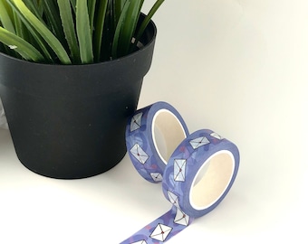 Kuvert Washi Tape / Fun Planner Washi Tapes / Dekoratives Masking Tape für Pen Pal und Snail Mail