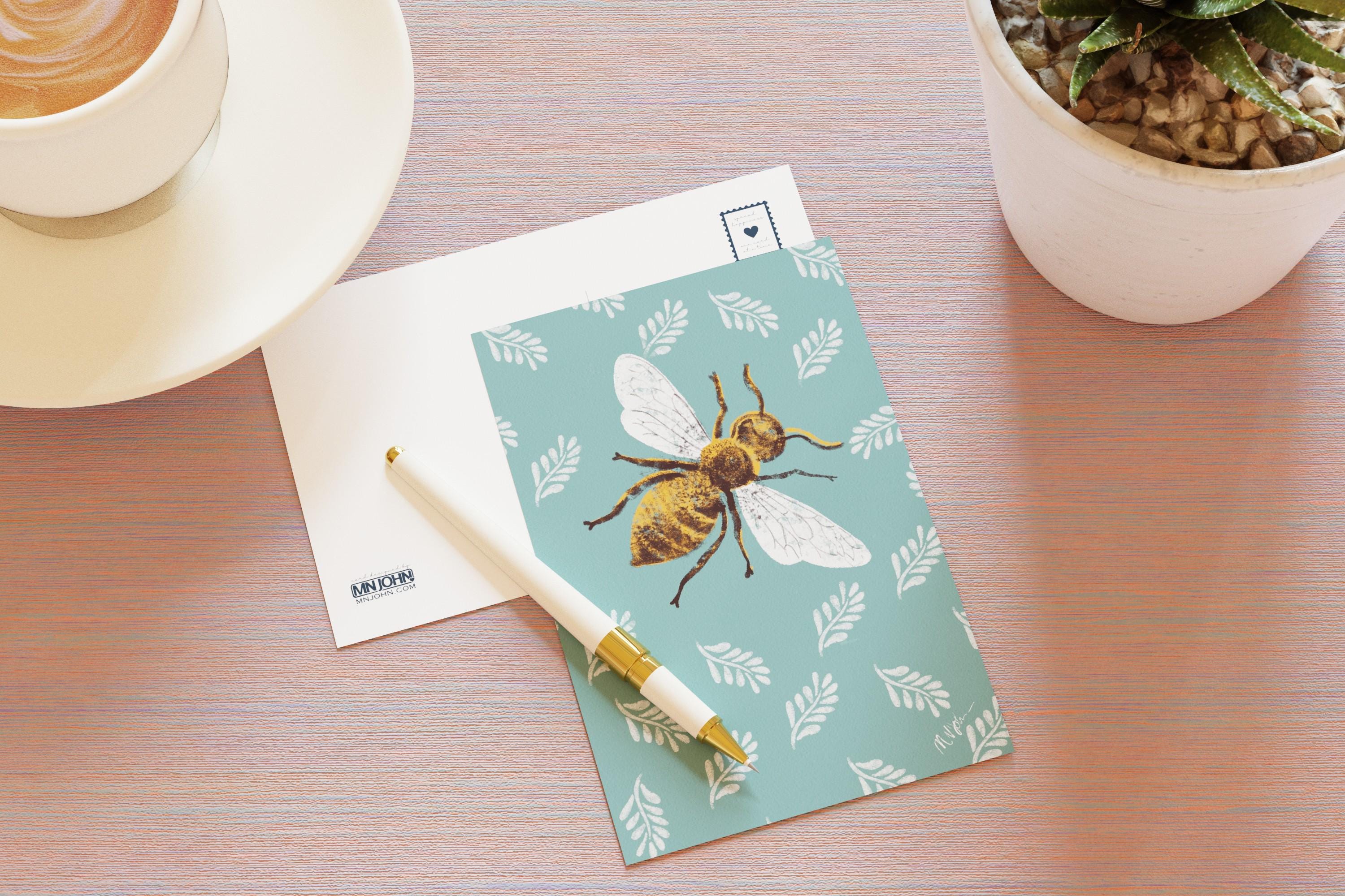 Bee Postcards / Cards for Postcrossing / Artist Postcards / Mnjohn ...
