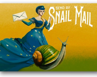 Send by Snail Mail Postcards / USPS appreciation postcards / Stationery for postcrossing or snail mail / Save USPS cards