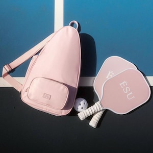 Personalisierte Pickleball Tasche von Esu - für Pickleball Paddle, Bälle und Zubehör, ein süßes Pickleball Geschenk für Ihren Lieblings-Pickle-Partner