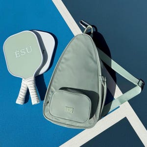 Personalisierte Pickleball Tasche von Esu - für Pickleball Paddle, Bälle und Zubehör, ein süßes Pickleball Geschenk für Ihren Lieblings-Pickle-Partner