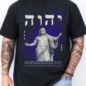 Camiseta gráfica "Soy hebreo" / Fruit Speaks Co. / Camiseta cristiana / Camiseta judía / Ropa religiosa / Tops unisex