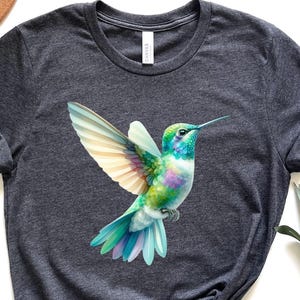 Anti Trump Shirt, Hummingbird FDT Tee Shirt, Feminist Shirt, Democrat Shirt Women, Political Protest Resist Hidden Message Subtle FDT V-Neck
