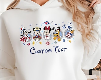 Custom Disney Cruise Sweatshirt, Disney Mickey And Co Cruise Shirt, Mickey and Minnie Cruising Shirt, Disney Family Vacation,Family Matching