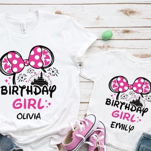 Disney Birthday Girl Shirt, Disney Birthday Shirt, Disney Birthday Boy Shirt, Disney Birthday Party Shirt, Disney Birthday Gift, Kids Disney