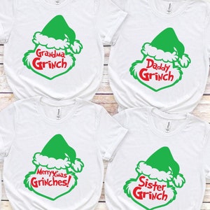 Grinch Squad Custom Shirt, Weihnachten Grinch Squad T-Shirt, Weihnachten Grinch Squad T-Shirt, Familien Shirt, Gruppe T-Shirts, frohe Weihnachten Shirt, Grinch Liebhaber