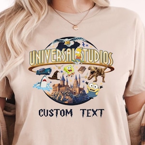 Custom Vintage Disney Universal Studios Shirt, Universal Studios Trip Tee, Customize Disney Family Vacation, Universal Studios Group Tees