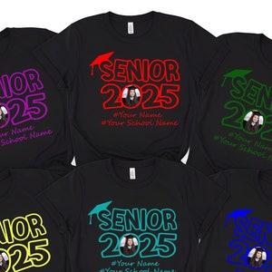 Personalized Senior 2025 Shirt, Custom Graduation Shirt, Family  2025 Graduation Tee, Class of 2025 Tee, Graduation  Gift, Senior Name Shirt