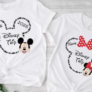 Personalized Disney Trip 2025 Shirt, Disney Family Matching Shirt, Disney Vacation T-Shirt, Disney Family 2025 Shirt, Disneyland Shirts