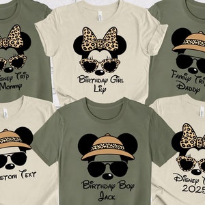 Disney Animal Kingdom Safari Shirt, Disney World Safari Shirt, Disney Familie Passendes Shirt, Disney Trip 2025 T-Shirt