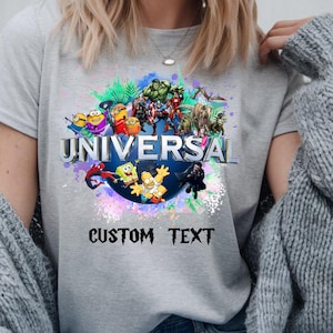 Disney Universal Studios Shirt, Custom Vintage Universal Studios Family Vacation 2025, Universal Studios Trip Shirt, Universal Studios Shirt
