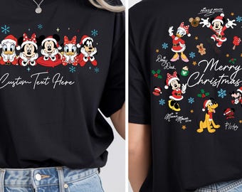 Personalized 2026 Disney Merry Christmas Shirt,Matching Family Disney Christmas Shirt,Disney Trip 2026 Christmas Tee,Disneyworld Family Tee