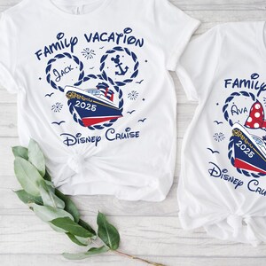 Disney Cruise 2025 T-Shirt, Familienurlaubshemd, Cruise Family Shirt 2025, personalisiertes Disney Cruise Shirt, Cruise Shirt, Disney Familienshirts