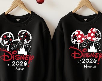 Disney 2026 Sweatshirt,Disney Castle 2026 Sweatshirt,Disney Family Matching Sweatshirt,Disneyland 2026 Sweatshirt,Disney Trip 2026 Sweater