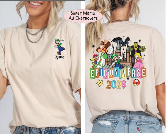 Personalized Epic Universe 2026  Shirt, Family Universe Park Trip Tee, Epic Universe Orlando Park Shirt, Epic Universe 2026 Family Trip Tee