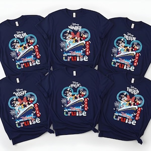 Camiseta Disney Dream Cruise 2025, camiseta Mickey Wonder Cruise, camiseta Disney Treasure, camiseta de crucero familiar a juego, camiseta de Disneyland 2025 Wish