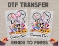 Custom Disneyland Matching Family Ready To Press,Disney Castle 2025 DTF Transfer,Birthday Squad DTF Print,Heat Press,Iron On Transfer,Dtf