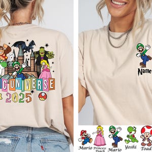 Personalized Epic Universe 2025  Shirt, Family Universe Park Trip Tee, Epic Universe Orlando Park Shirt, Epic Universe 2025 Family Trip Tee