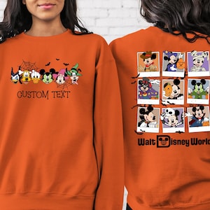 Personalization Disneyworld Halloween Sweatshirt, Mickey And Friends Halloween Sweatshirt, Halloween Shirt, Walt Disneyworld, Magic Kingdom