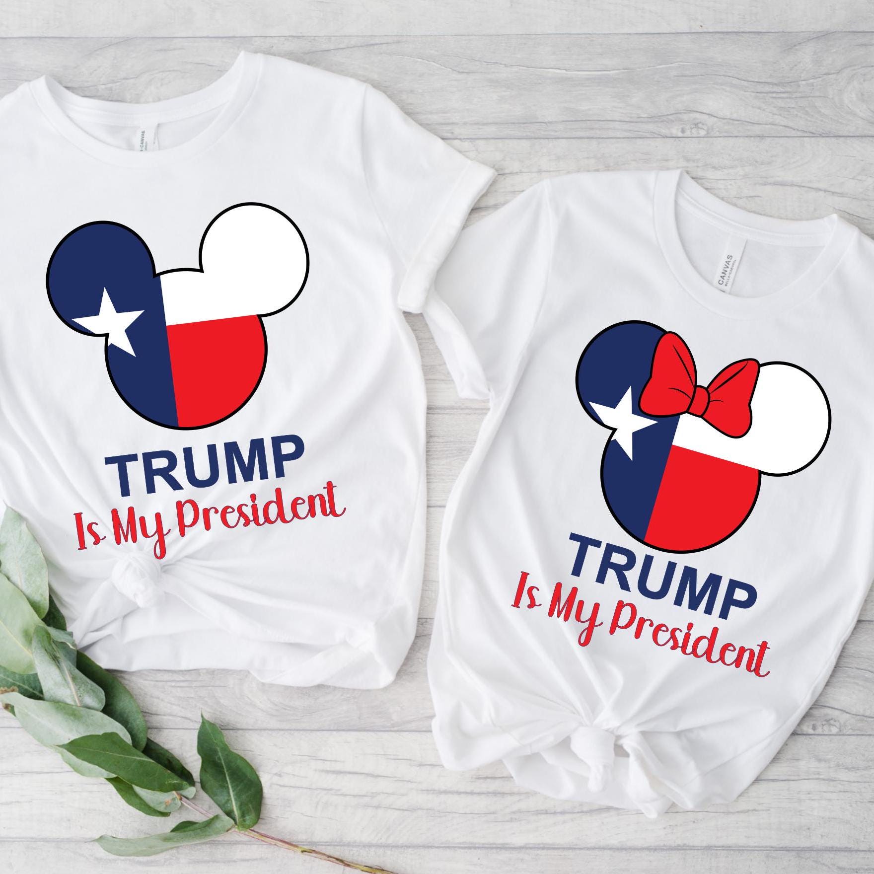 Donald Trump Disney Bootleg Tシャツ Full Steam Ahead Trump 2024 Mickey Mouse Pro Trump T-Shirt