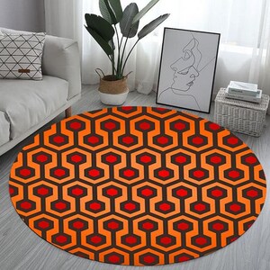 The Shining Rug, The Shining Carpet, Most Popular Hotel Carpet, Overlook Hotel, The Shining, Vibrant Printed Shining Overlook, Hotel Rug