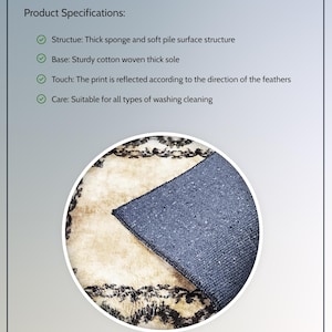 a brochure with a picture of a piece of fabric