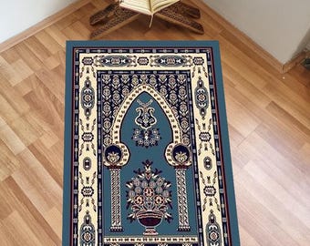 Turkish Prayer Rug, Prayer Rug For Woman Man,Soft Prayer Mat,Turkish Prayer Mat, Personalize Prayer Mat, Islam Prayer Rug, Prayer Mat Islam