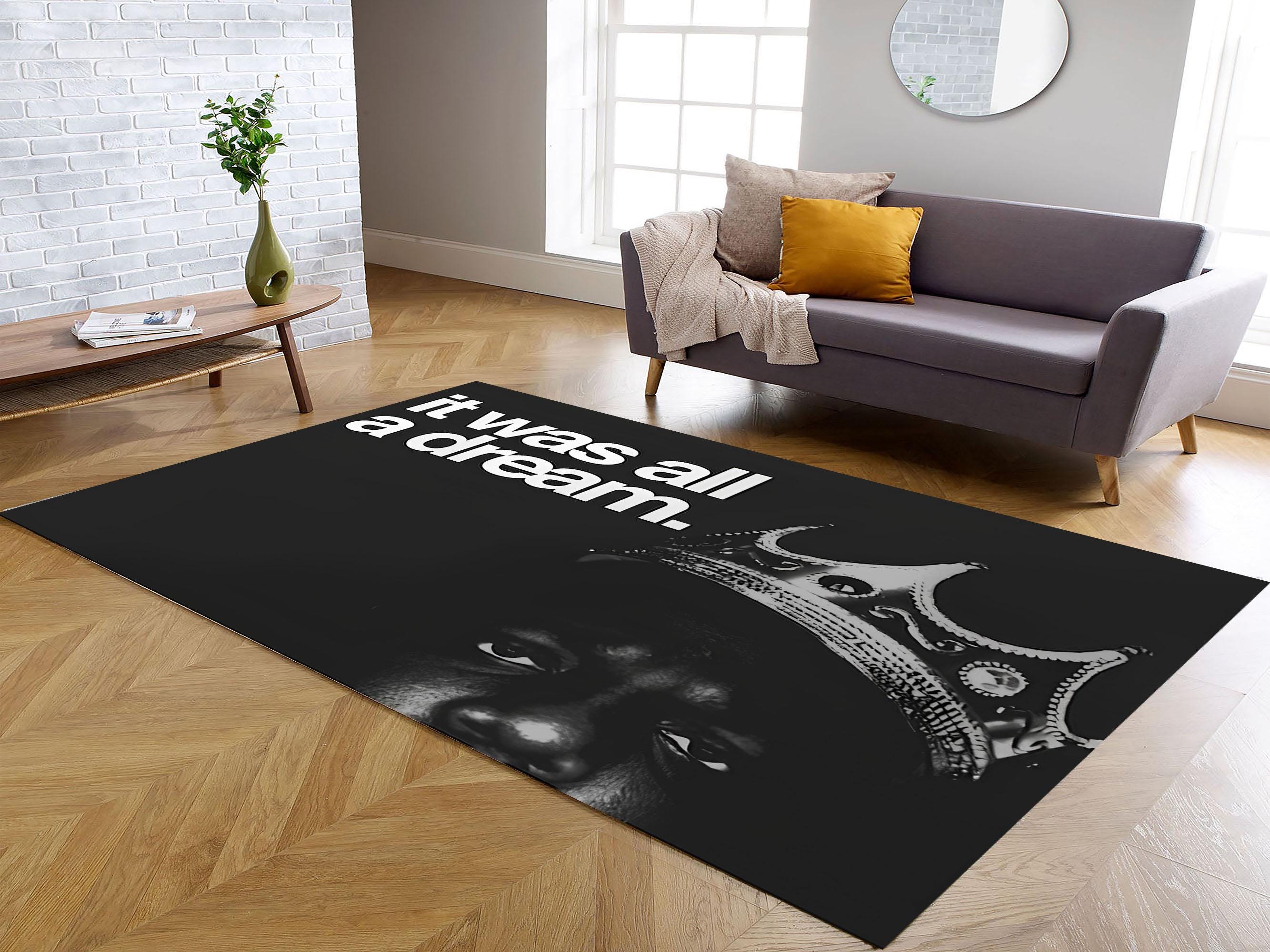 The Notorious Rug, Biggie Smalls Rug, It Was All A Dream, Famous Rug ...