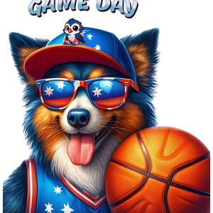 Jayhawk Mascot Basketball PNG: College Team Game Day (Digital Download)
