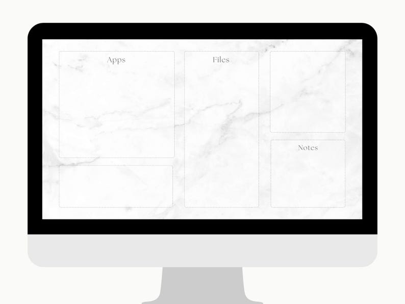 Dark Mode Desktop Organizer Wallpaper, 8 Minimalist Backgrounds, Mac ...