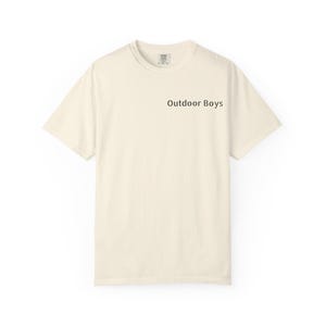 Outdoor Boys Garment-Dyed Unisex T-shirt, Casual Outdoor Tee, Gift for Nature Lovers, Summer Apparel, Great for Hikes, Family Gatherings