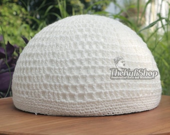 Soft Fabric Kufi Prayer Hat For Men - Warm Muslim Skull Cap In Multiple Sizes