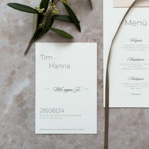 Einladungskarte Hochzeit | Elegante Hochzeitseinladung | Hochzeitskarte | Karte | Hochzeit Papeterie | Hochzeitseinladung | personalisierbar
