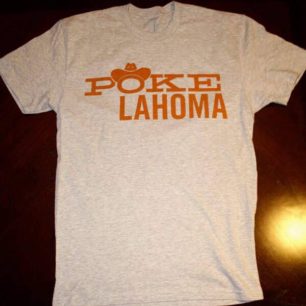 Pokelahoma Shirt - Gray (small)