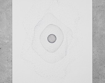 Abstract pen plot art - Position