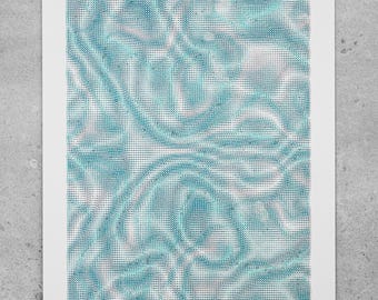 抽象的なペンプロットアート - Squid 4