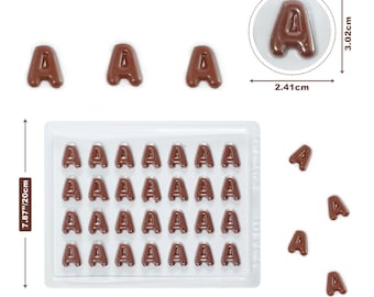 Chocolate Letter Mould — Pick Any Letter