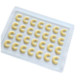 Moldes de chocolate con una sola letra / Cree texto comestible personalizado